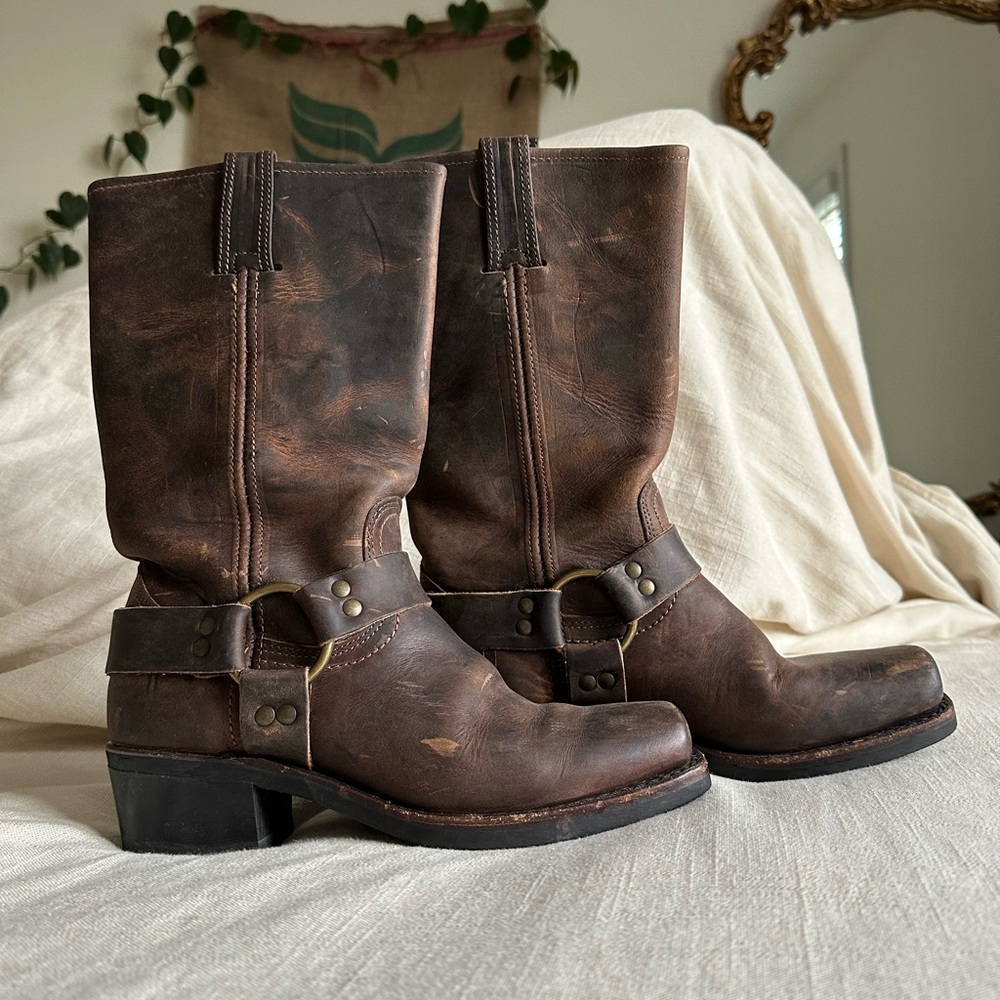 FRYE MOTO BOOTS HARNESS 12R